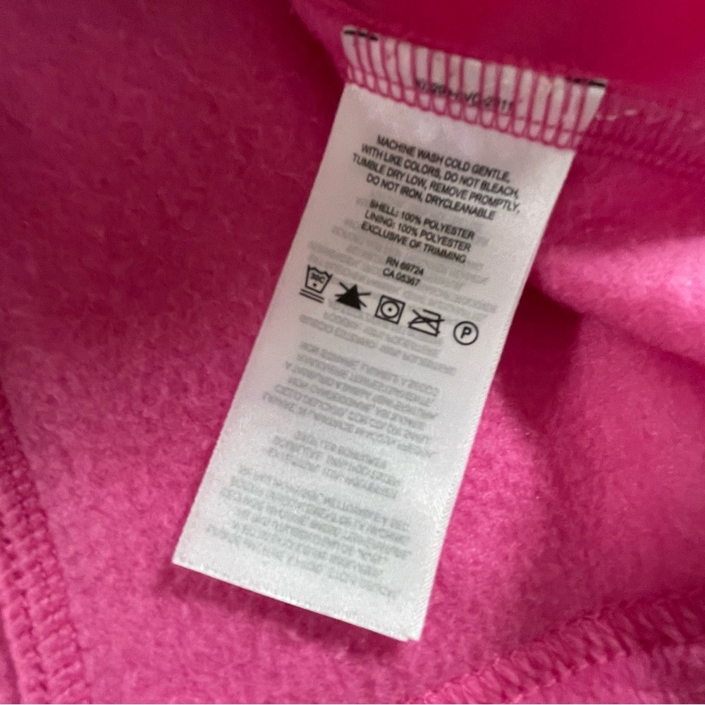 Columbia Women's Bright Pink Fleece Jacket - Breast Cancer Awareness - size 2X🎗️ - Picture 4 of 10